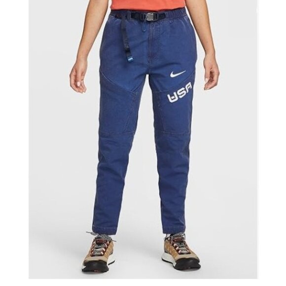 Nike ACG Pants - NWT Nike ACG DRI-FIT ADV USA Olympic Team Blaze Women's Track Pants, Blue, XXS
